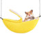 Norhogo Banana Typ Hamster Hängematte Warmes Haus Käfig Hängematte für Kleine für Kleine Tiere Warm Plüsch Kuschelhöhle Hängebett Käfig Schlaf Nest für Ratte Frettchen Chinchillas Rennmäuse, Gelb