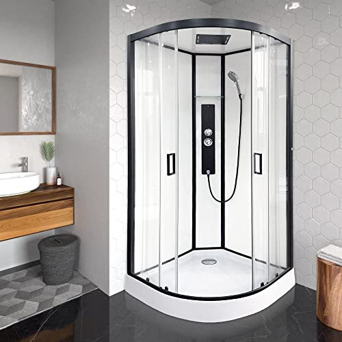 Vidalux Kontrast 900 x 900 Quadrant Hydro Shower Cabin