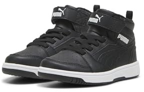 PUMA PUMA REBOUND V6 MID WTR AC+ PS, Sneaker, SHADOW GRAY-PUMA BLACK-PUMA WHITE,