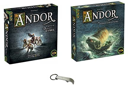 Lot 2 Extensions Andor en Français Voyage vers Le Nord + Le Dernier Espoir + 1 Décapsuleur Blumie (Nord + Espoir)