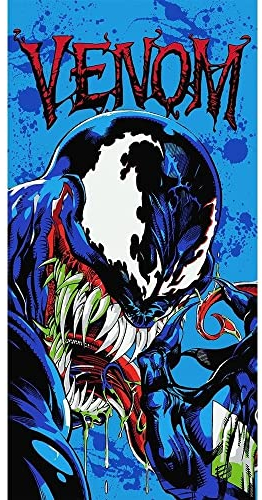 Venom Strandtuch – Farbe Drip Venom Badetuch misst ca. 137,2 x 68,6 cm