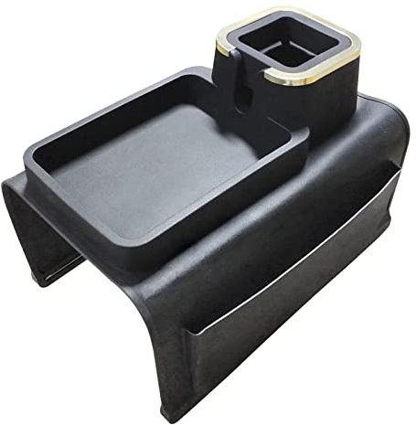 IULONEE Silikon Sofa Armlehne Tablett rutschfeste Couch Ablage Sofa Drink Caddy Couch Quadratisches Tablett Sofa Armlehnen Organizer Mit Tablett Flexibel Couch Ablage für Büro und Wohnung (Schwarz)