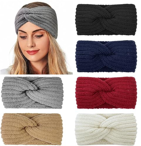 Kavya Bandeau Cheveux Hiver Cache Oreille Crochet Tricot Femme Serre Tete Chic Accessoire Cheveux Filles