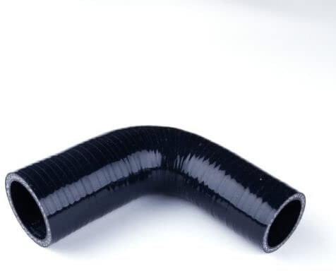 90 degrés 51-57mm coude coude réducteur en silicone coupleur tuyau renforcé à 3 couches turbo/refroidisseur/tuyau d'aspiration tuyaux hydrauliques industriels (51-57mm, noir)