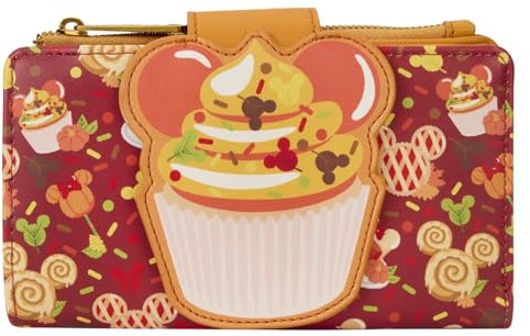 Loungefly Disney: Sweet Treats - Bifold Wallet - Mickey Mouse - Exclusivité Amazon - Porte-Monnaie Mignon à Collectionner - Idée de Cadeau - Étui Porte Cartes avec Plusieurs Fentes pour Les Cartes