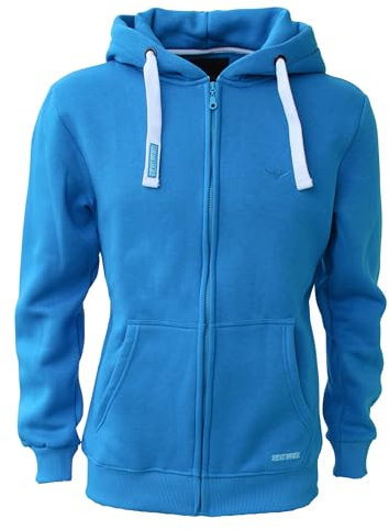 ROCK-IT Apparel Veste à Capuche Premium pour Hommes [S-5XL] Sweat-Shirt à Capuche Manches Longues - Parfaite pour l'automne et l'hiver-Capuche avec Cordon de Serrage Royal bue M