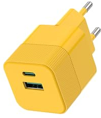 Caricatore USB C Alimentatore 25W Replacement for iPhone 15 14 13 12 11 Pro Max SE XS XR 8 Plus, Samsung Galaxy, iPad, Presa USBC Tipo C Caricabatterie Spina Rapido Spinotto Adapter Tupneuf