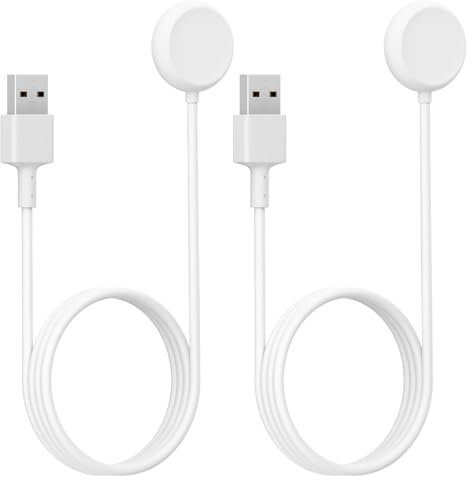 Tuocal 2 Pack Charger Compatible with Google Pixel Watch Charger, Replacement USB Charger Stand Adapter Charge Cord Cable 3.3ft for Google Pixel Watch