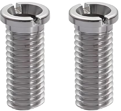 LuLiyLdJ 2 Pezzi Viti del Cestello del Lavello Vite Inox Viti Fissaggio Cestello Lavello per Tappo Ricambi di Scarico per filtro in filettato Cucina (40mm Argento)