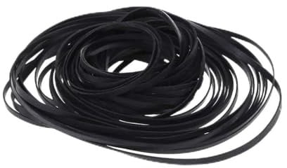 50Pcs 4mm Width Mix Cassette Tape Machine Belts Assorted Drive Flat Rubber Belt For CD DVD Recorders Turntable Belt Replacement Turntable Belt Drive Turntable Belt Replacement Belt