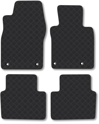 Mazda 3 (2019+) 3mm Rubber Car Mats | Tailored Fit Durable Floor Mats Full Coverage Protection Waterproof Accessories Easy Clean Anti Slip Made in the UK