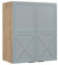 Vicco Hängeschrank Fame-Line, hängender Küchenschrank, Hellblau-grau, 60 cm