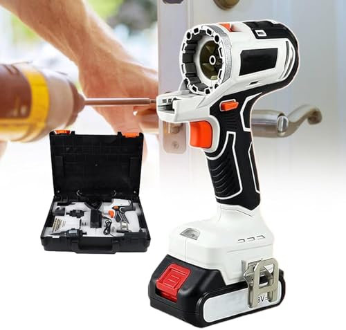 Juego Herramientas Inalámbricas para Carpintería 10 En 1, Kit Combinado Herramientas Eléctricas Sin Escobillas con Batería De 4,0 Ah para Proyectos Bricolaje, Desmontaje con Un Solo Clic