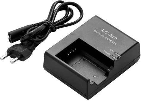 Marveleese LP-E10 Chargeur LC-E10C LC-E10 Chargeur LC-E10E Compatible avec Canon EOS Rebel T7, T6, T5, T3, T100, EOS 4000D, 3000D, 2000D, 1500D, 1300D, 1200D, 1100D, Kiss X50, X70, X80, X90