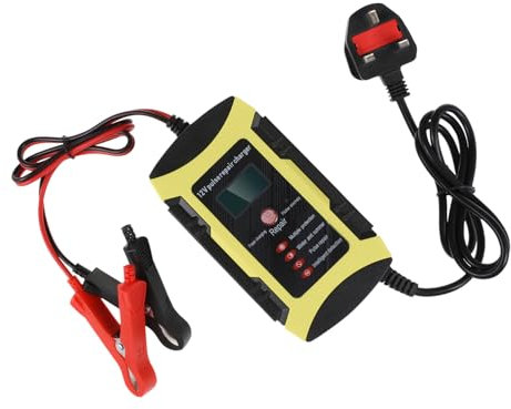 MAGICLULU 6a Smart Battery Charger for Auto Truck Vehicle Intelligent Battery Maintainer Lcd Screen for Motorcycle