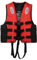 Homesally Giubbotto di Salvataggio per Adulti, Giubbotto Salvagente per Kayak con Fischietto, Giubbotto Salvagente per Donna e Uomo Regolabile per Sport Acquatici, Pesca, Canottaggio, Surf,Rosso,S