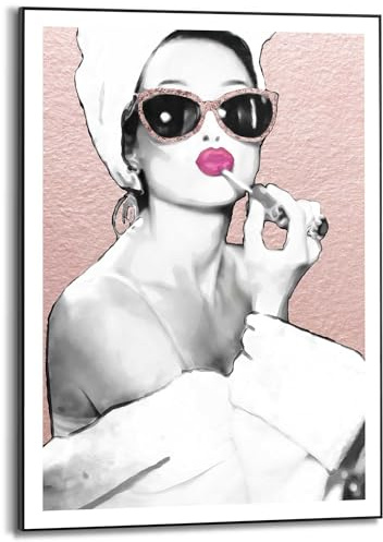 REINDERS Gerahmtes Bild, Lipstick Beauty, Schlafzimmer, MDF, 70 x 50