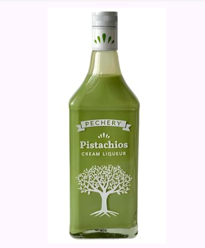 Pistazien Cremelikör, 700ml Flasche, Grüne Farbe, Premium Spirituose