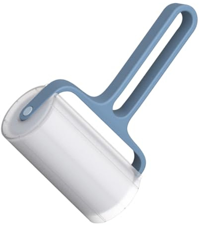 JOINPAYA Épilateur pour Vêtements Bleu Forte Adhérence, Rouleau Ramasse Poils Animaux en PP, Outil de Nettoyage Domestique pour Usage Quotidien la Maison