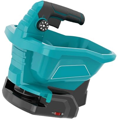 Heoscus Elektrische Gartensämaschine Mit 4 L 8 Präzisionsstufen 6 Streuwinkeln Ergonomischen Salzstreuern