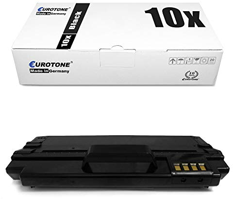 10x Eurotone Toner für Samsung SCX 4500 W ersetzt ML-D1630A Schwarz ML-D1630A/ELS Black