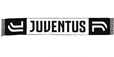 Juventus Official Product, Offizieller Schal Juventus 2017/2018, neues Logo, klassisches Jacquard.