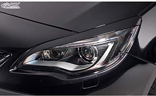 RDX Racedesign Scheinwerferblenden Astra J HB 5-türer/Sportstourer 2009-2015 (ABS), Unlackiert