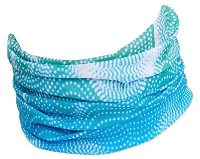 Hilltop Multifunktionstuch, Motorrad Halstuch, Kopftuch, Bandana, Schlauchtuch, Cooles Design in Trendfarben, für Damen und Herren, Farbe/Design:Blue Green Pattern