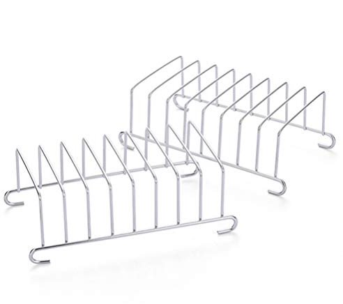 Cabilock Toastständer für Heißluftfritteuse Edelstahl Toast Rack Toastbrot Taco Halter Toasthalter Brotregal Brötchenaufsatz für Toast Kühlung Brot Hochzeit Geburtstag Weihnachten Party 2 Stück