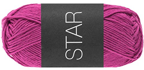 LANA GROSSA Star | Topflappen-Baumwolle | Handstrickgarn aus 100% Baumwolle | 50g Wolle zum Stricken & Häkeln | 90m Garn FB86