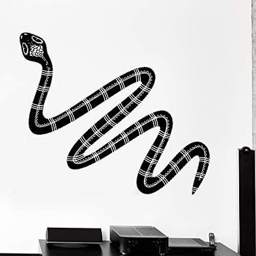 NSRJDSYT Schlange Wandtattoo Wohnzimmer Cool Ornament Tier Vinyl Wandaufkleber Wohnkultur Unternehmen Büro Schönheit Wandbilder 49x42cm
