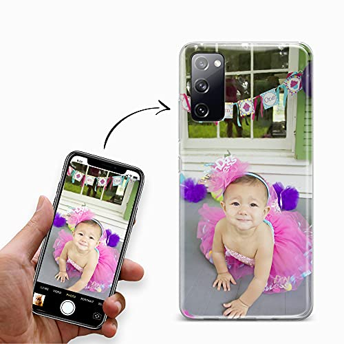 Hülle für Samsung Galaxy S20 FE 5G Handyhülle personalisiert aus Silikon - selbst gestalten/gestaltet - Deine Hülle Dein Design - Personalisieren Bedrucken mit eigenem Bild Motiv