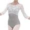 Dance Elite - Eleganza Damen-Turnanzug für Ballett- und Tanzanzug für Damen, GRAU, XS