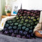 VOZMIO D20 Dice Hochwertige Warme Weiche Flanell Plüsch Auf Der Schlafsofa Decke Geeignet Für Klimaanlage Decke Nap Decke (150x200cm (60x80in),B)