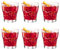 Glasmark KROSNO 1992 Juego De 6 Vasos De Whisky Gin Zumo Agua Soda En Vidrio Transparente Copas De Whisky 270 ml Apto Para Lavavajillas