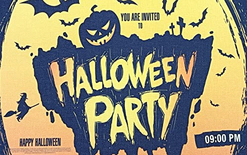 Tovagliette Americana Pipistrello Zucca Gialla Tovagliette Colazione PVC Tovagliette Americana Plastica Lavabili Antiscivolo Sottopiatti Resistente Al Calore Sotto Piatti Da Tavola 30x45cm 8 Pcs