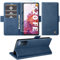 Handyhülle für Samsung Galaxy S20 FE Hülle mit Schutzfolie, Standfunktion Kartenfach Wallet Premium Leder Schutzhülle S20 FE 4G/5G Flip Case Cover Stoßfeste Klapphülle (Blau)