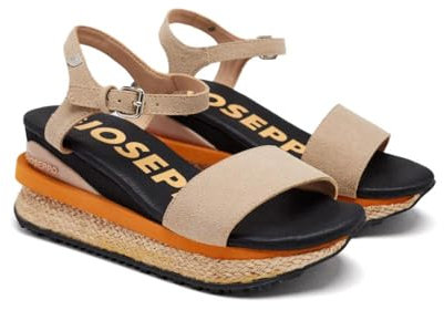 GIOSEPPO Sandales de sport beige compensées pour femme benay, beige, 39 EU