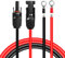 GELRHONR Cavo di prolunga solare 14 AWG, cavo di prolunga con presa e spina, per pannelli solari a casa, in negozio e in camper (maschio/femmina) (2 M/6,5 Ft)