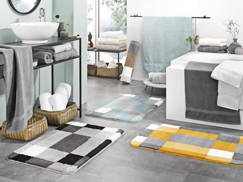 Kleine Wolke Badteppich Edge (LBH 90x60x2 cm) LBH 90x60x2 cm braun