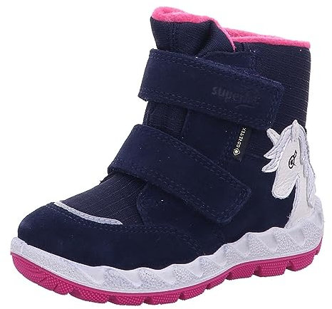 Superfit Icebird Stiefel Gore-Tex 1-006010, Stivali da Neve Bambina, Blu Rosa 8020, 33 EU