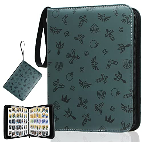 JoyHood Sammelalbum für Mini Karten - Karten Heft Ordner Spielkarten Album Kompatibel mit ACNH Mini Sammelalbum/NFC Tag Spielkarte - 300 Steckplätze