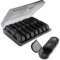 Romon Tablettenbox 7 Tage Morgens Mittags Abends,Pillendose 7 Tage 3 Fächer, Medikamentenbox 7 Tage, Pillenbox Groß, Tabletten Organizer, Medikamentendosierer, Pillen Organizer, Tablettendispenser