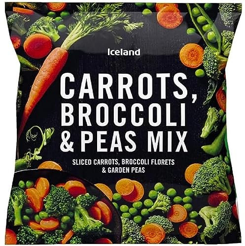 Iceland Carrots, Broccoli and Peas Mix 1kg (Frozen)