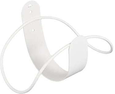 Dickly Schlauchhalterung, Gartenschlauchhalter, wandmontierte Schlauchhaken, Weiß