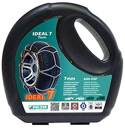 PICOYA Schneekette ideal 7 Nr. 12 für die Größe: 195/60-18