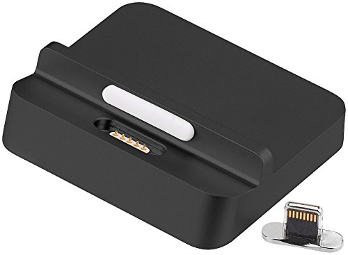 Callstel Magnet-Ladekabel-Dock: Docking-Ladestation für kompatibel mit iPhone & iPad, Versandrückläufer (Magnet Ladegeräte für kompatibel mit iPhone, Ladestationeb Lightning)
