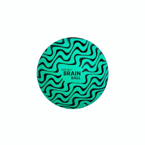 Sunflex x Waboba Brain Grün Ball | Springball | Springender Gummiball | Sprungkraft | Leicht Greifbar | Flummies für Kinder | Bouncing Ball | hohe Sprungweite