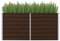 WIFESE Hochbeet Braun 160x80x77 cm Verzinkter Stahl Hochbeet Metall Hochbeete für Garten Pflanzenbett Kräuterbett Blumenkiste Dekorieren Eingang Balkon Terrasse Garten