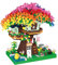 LULUFUN Building Blocks Set,Rainbow Treehouse Mini Building Set for Adults, Toy Gifts for Birthday, Chirstmas,New Years